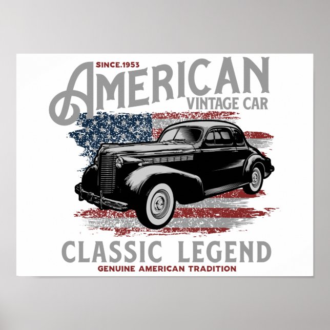 American classic legendPoster, Papier poster (mat) (Front)