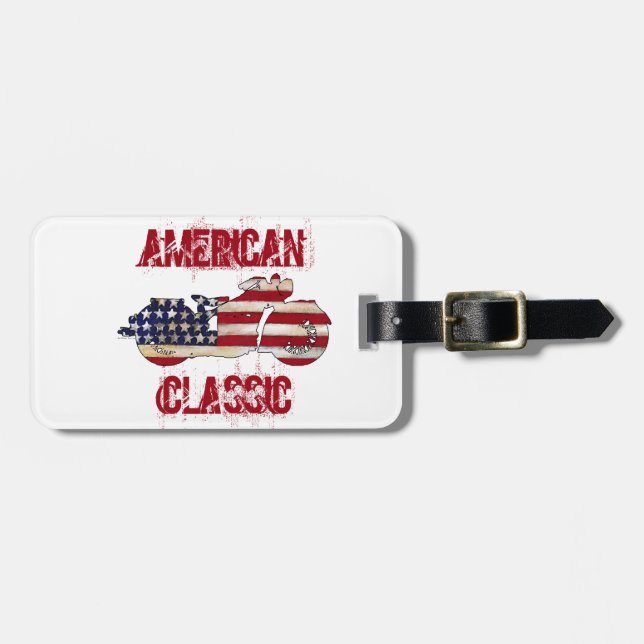 American Classic Luggage Tag (Front Horizontal)