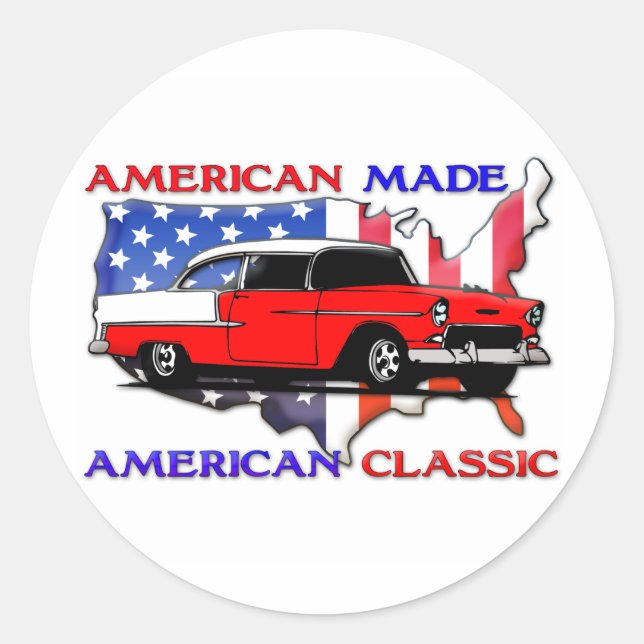 American Classic Round Sticker (Front)