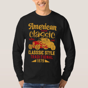 American Classic Vintage Retro Car Racing Hot Rod T-Shirt