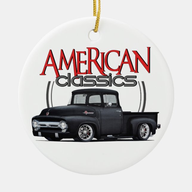 American Classics Truck Ceramic Tree Decoration (Front)