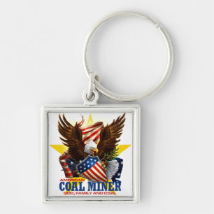 AMERICAN COAL MINER KEY RING