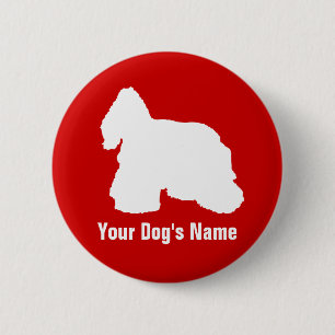 American Cocker Spaniel アメリカン・コッカー・スパニエル 6 Cm Round Badge
