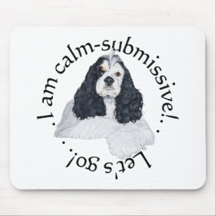 American Cocker Spaniel Calm Submissive Mouse Pad