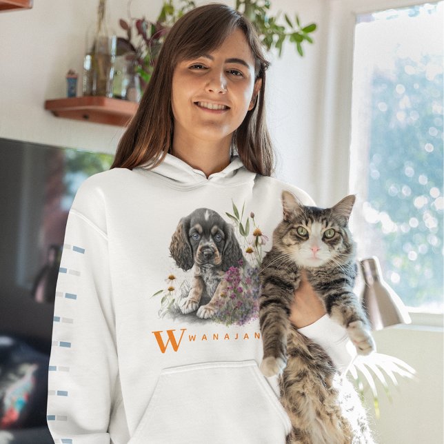 American Cocker Spaniel Dog Cute Pet Photo Custom Hoodie (Creator Uploaded)