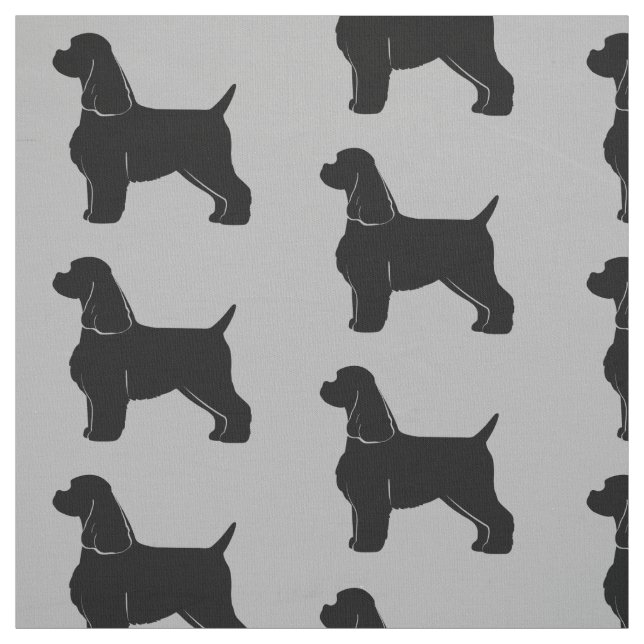 American Cocker Spaniel Fabric (Swatch)