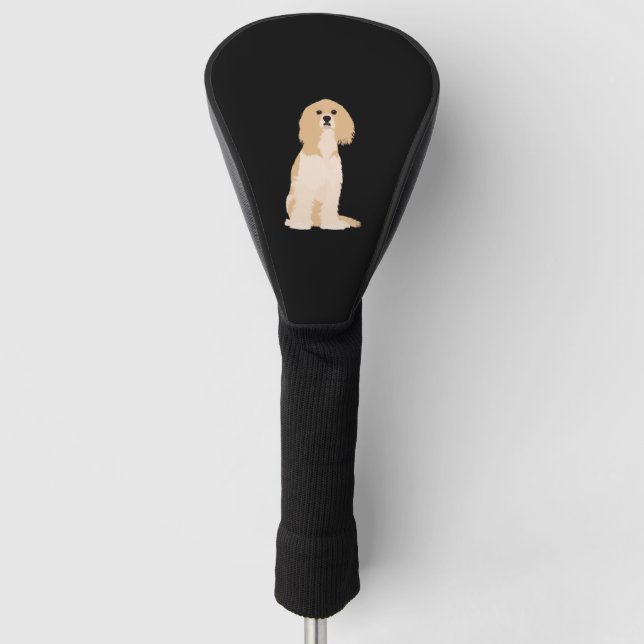 American Cocker Spaniel Illustration! Golf Head Cover (Front)
