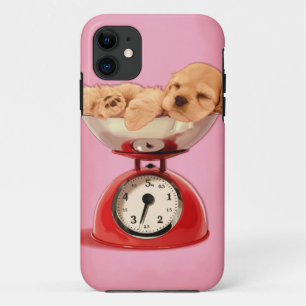 American cocker spaniel in retro kitchen scale Case-Mate iPhone case