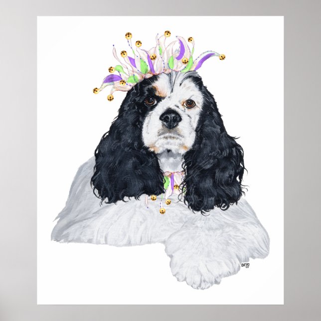 American Cocker Spaniel Party Animal Poster (Front)