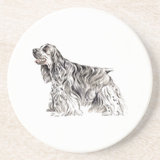 American Cocker Spaniel Sandstone Coaster