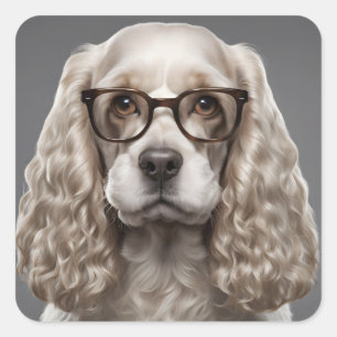American Cocker Spaniel Square Sticker