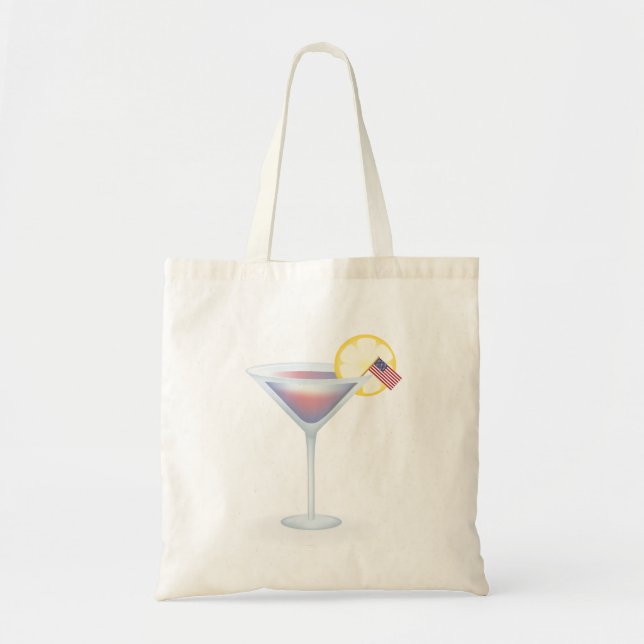 American Cocktail Vacation Tote Bag (Front)