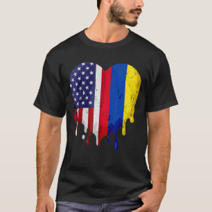 American Colombian Hispanic Heritage Month Flag He T-Shirt