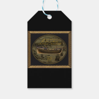 American Colonial Schooner Sir Edward Hawke Gift Tags