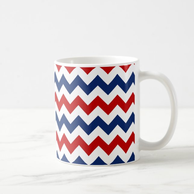 American Colours Chevron Stripes Coffee Mug (Right)