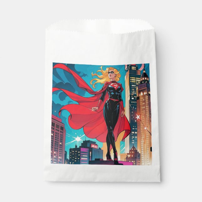 American Comics, Retro American Comics, superhero  Favour Bags (Front)
