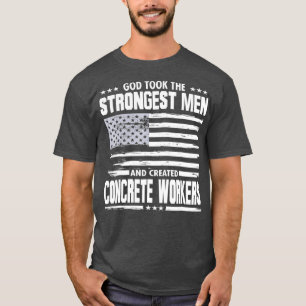 American Concrete Workers  Union Worker Proud T-Shirt