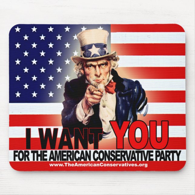 American Conservative Party Mouse Pad (Front)