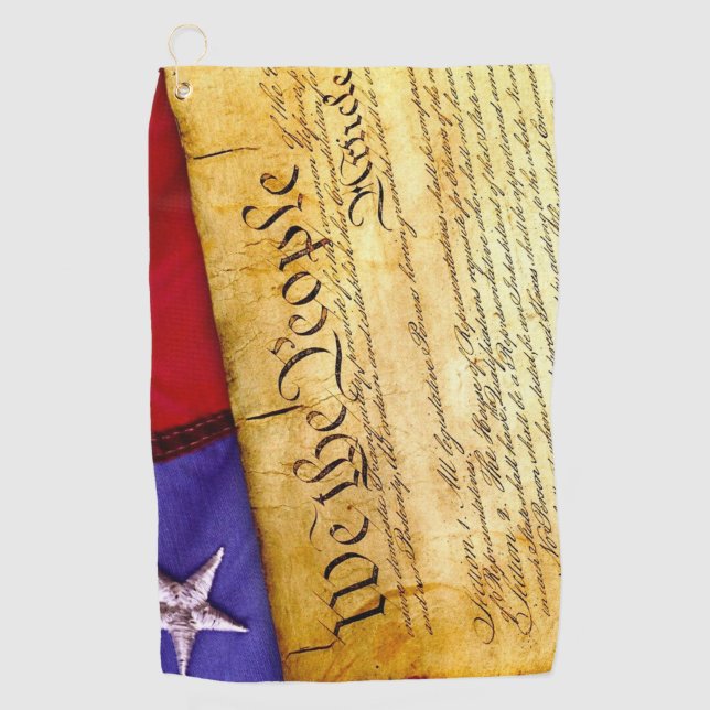American Constitution Golf Towel (Front)