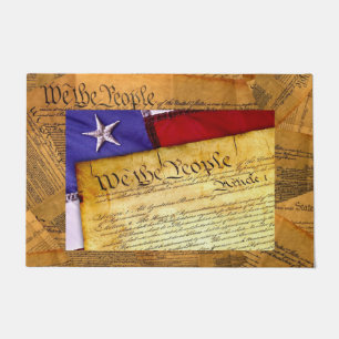 American Constitution We The People Doormat