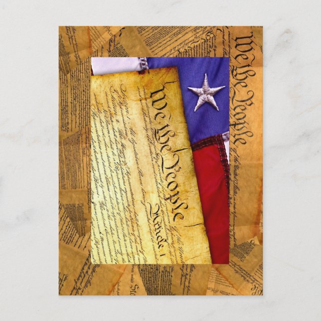 American Constitution We The People Postcard (Front)