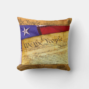 American Constitution We The People Throw Pillow
