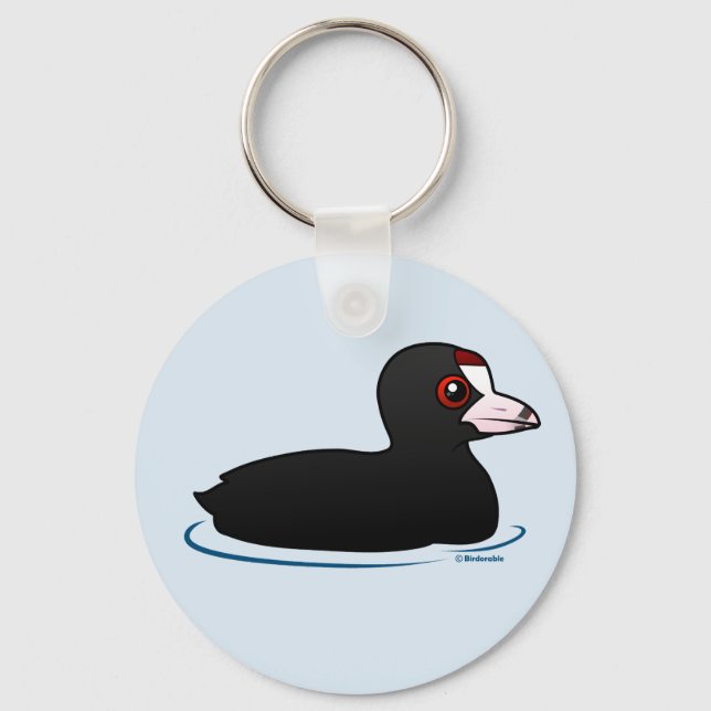 American Coot Key Ring (Front)