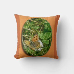 American Copper Butterfly Cushion