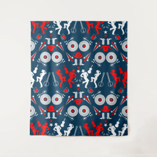 American Country Music Line Dancing Tapestry