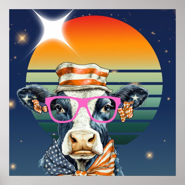 American Cow Poster (Front)