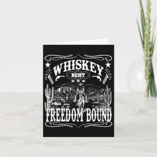 American Cowboy Whiskey Bent Freedom Bound Card
