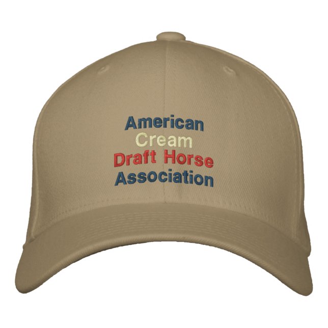 American, Cream Draught Horse Association Cap (Front)