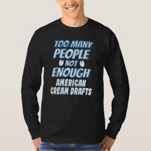 American Cream Draught Horse Rider T-Shirt