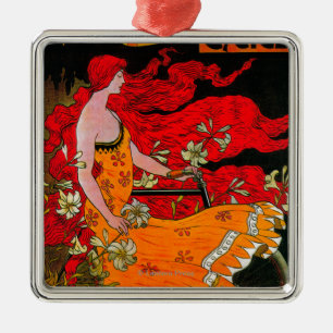 American Crescent Vintage PosterEurope Metal Tree Decoration