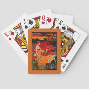 American Crescent Vintage PosterEurope Playing Cards