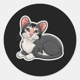 American Curl Classic Round Sticker
