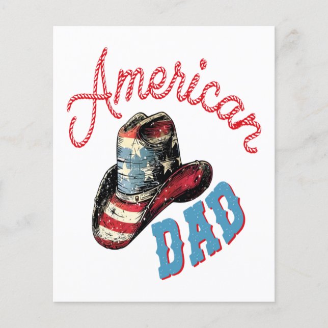 American Dad Cowboy  Flyer (Front)