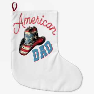 American Dad Cowboy Large Christmas Stocking