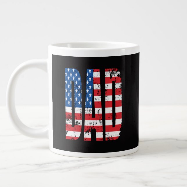 american dad flag large coffee mug (Left)