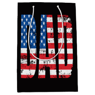 american dad flag medium gift bag