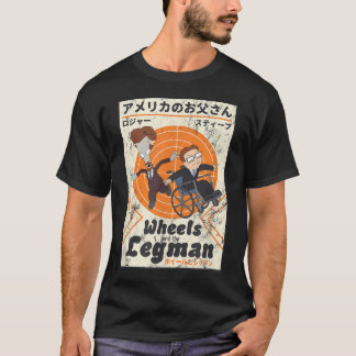American Dad Wheels And The Legman Kanji T-Shirt