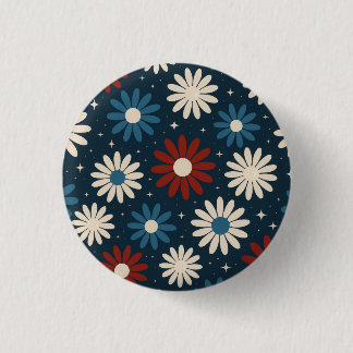 American Daisy's 3 Cm Round Badge