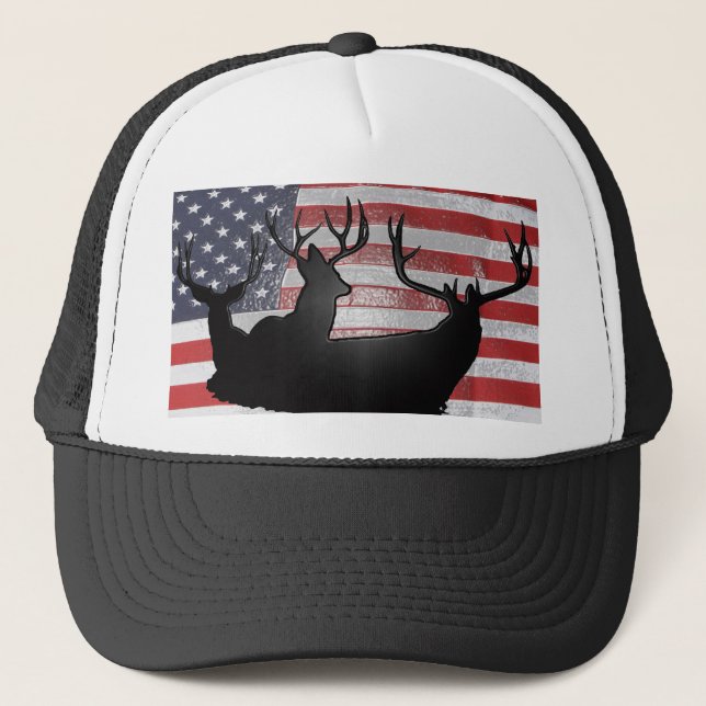 American Deer hunter Trucker Hat (Front)