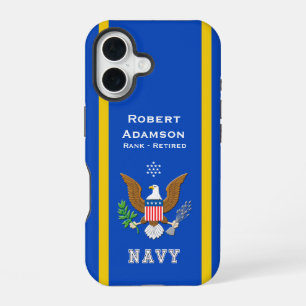 American Defence Emblem personalise iPhone 16 Case