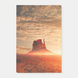 american desert at dawn post-it notes