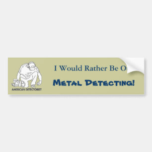 American Detectorist Bumper Sticker