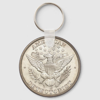 American Detectorist Classic Button Keychain