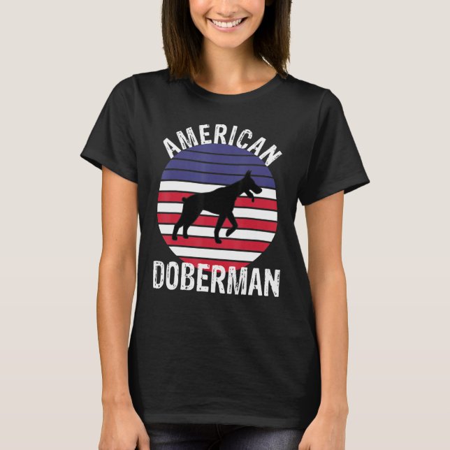 American Doberman T-Shirt (Front)