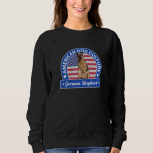 AMERICAN DOG CULTURE DOGS GERMAN SHEPHERD ALSATIAN SWEATSHIRT