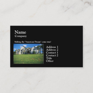 American Dream Business Card